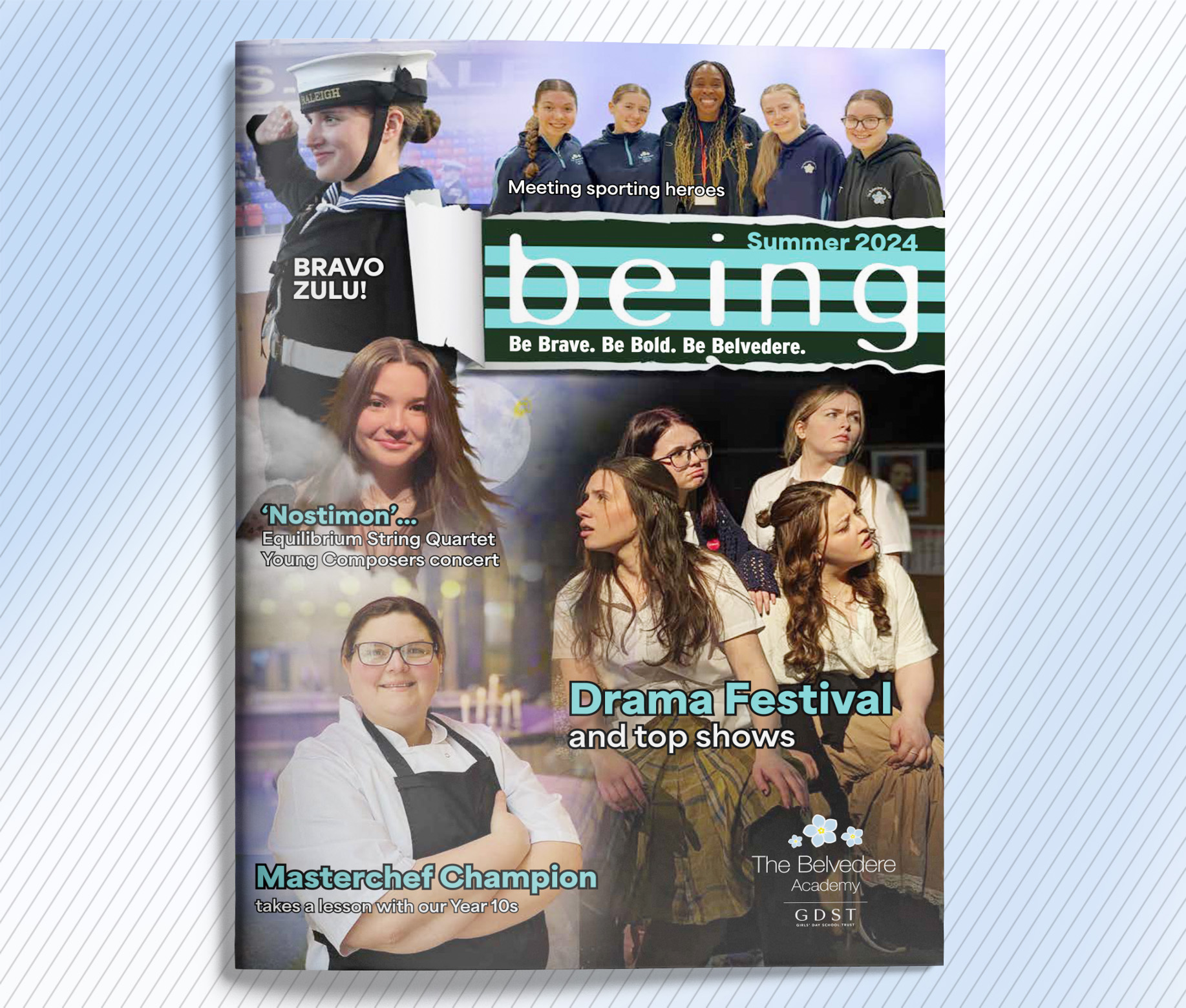Belvedere Academy ezine magazine cover Being Summer 2024